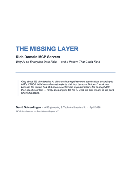 The Missing Layer — practitioner report cover